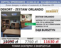 DEKORT - ZESTAW ORLANDO DĄB BURSZTYN